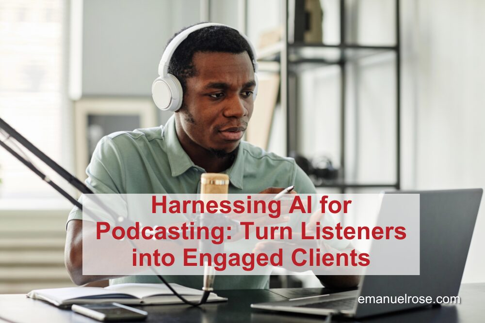 Harnessing AI for Podcasting: Turn Listeners into Engaged Clients