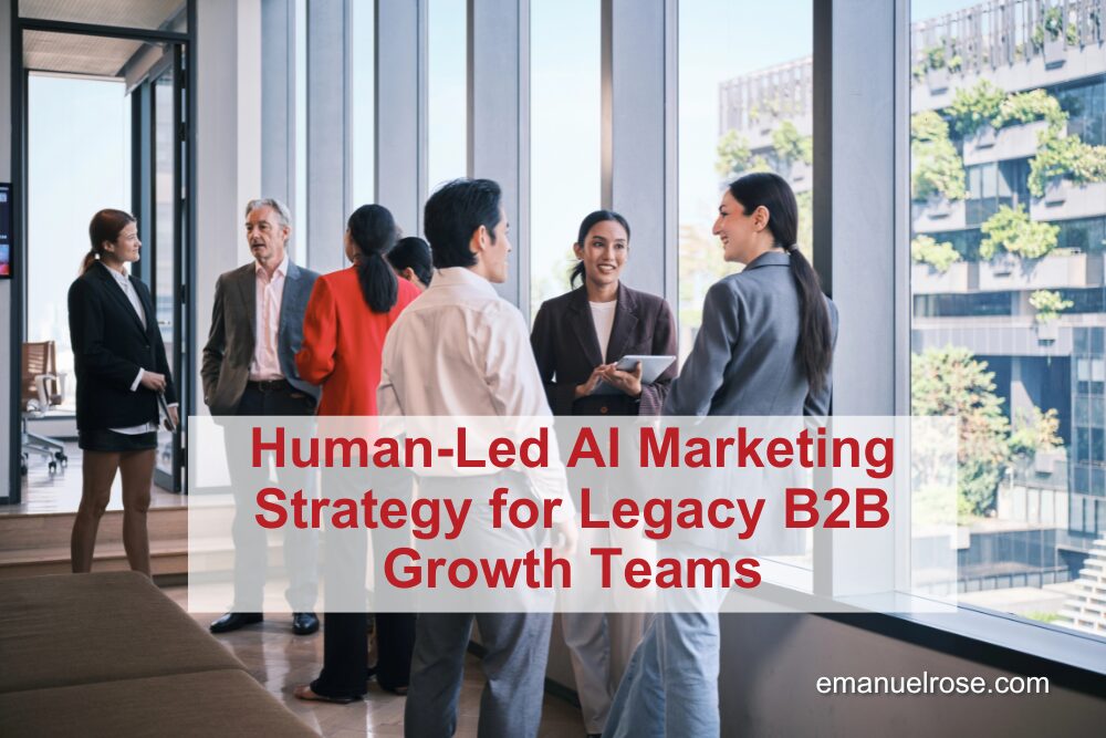 Human-Led AI Marketing Strategy for Legacy B2B Growth Teams