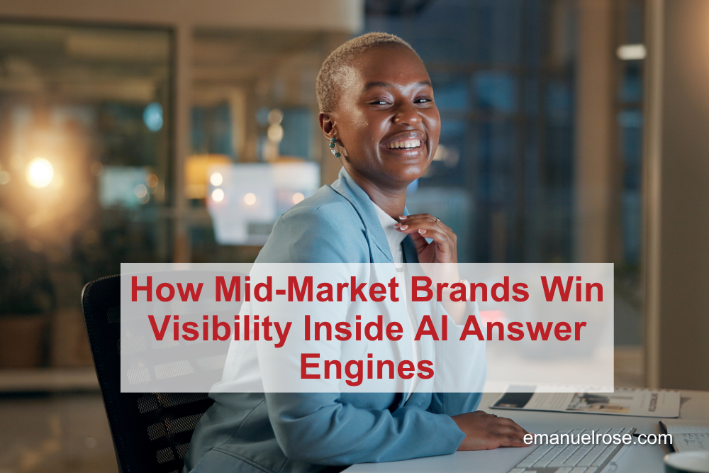 How Mid-Market Brands Win Visibility Inside AI Answer Engines